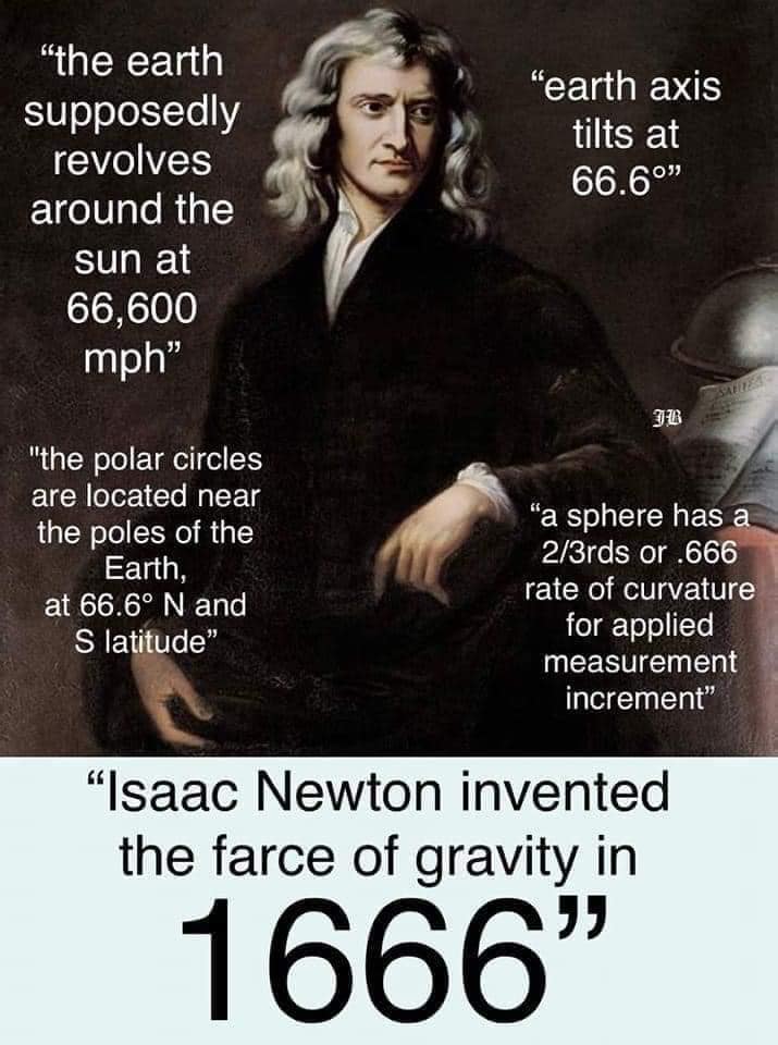 isaac newton 666