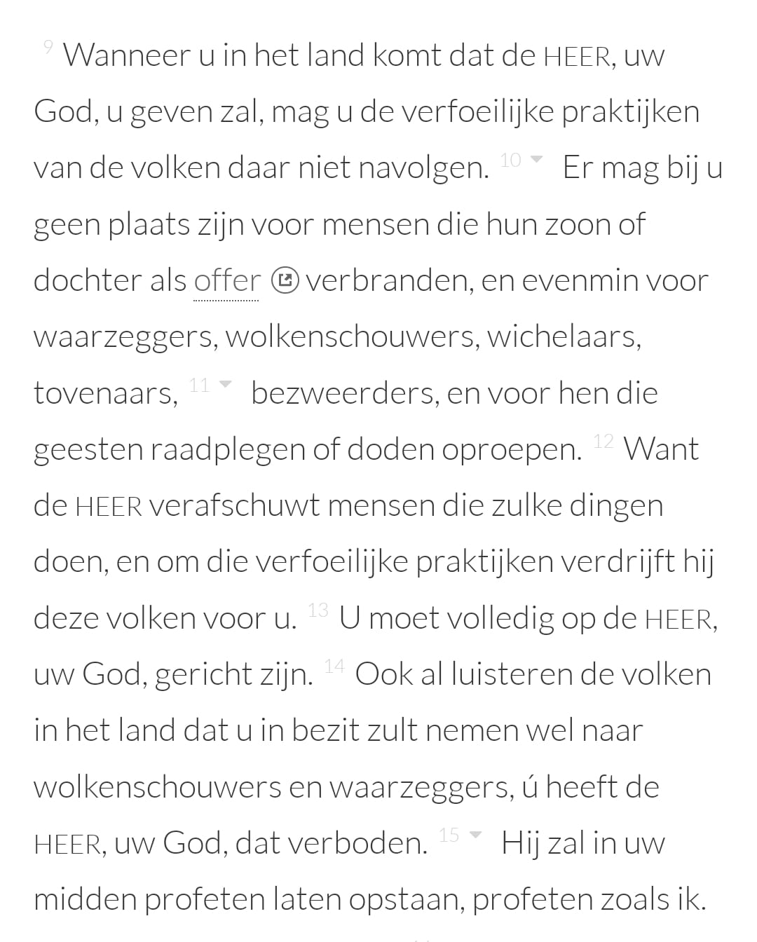 medium, waarzeggers, - Gods Woord